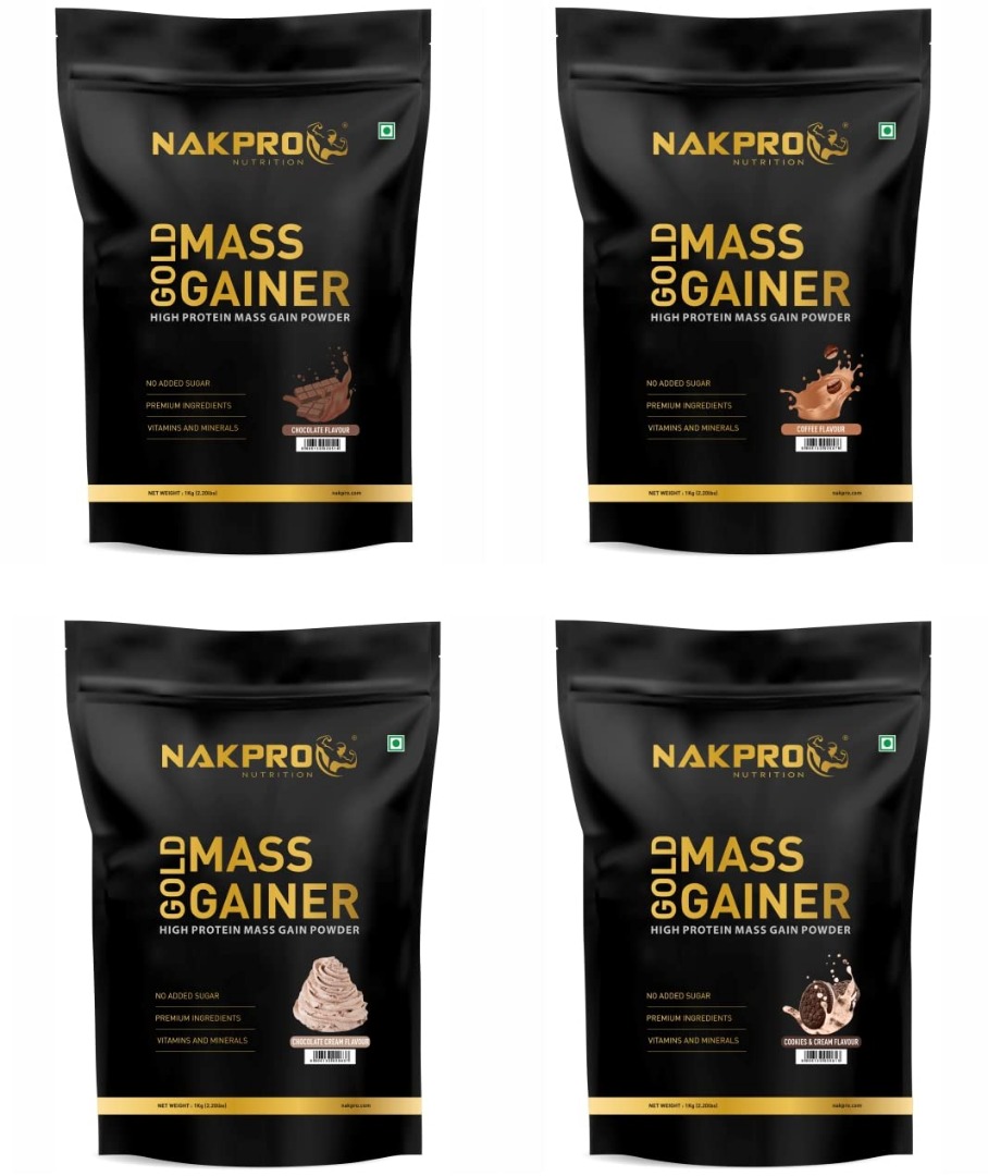 Nakpro Gold Mass Gainer | High Protein | Mass and Muscle Gain
