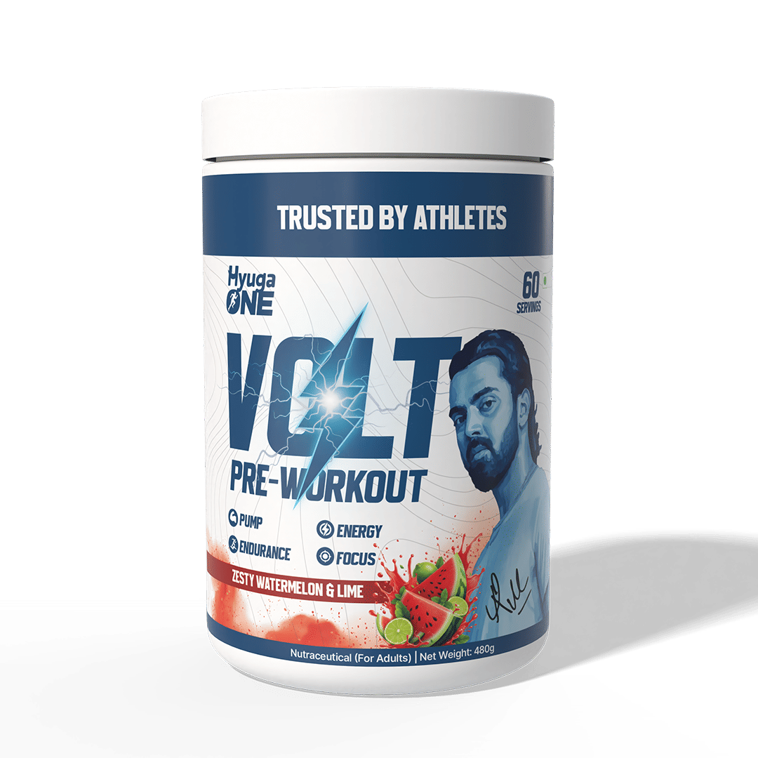Hyuga One VOLT Pre-Workout Powder ,Zesty Watermelon and Lime, 480g, 60 Servings
