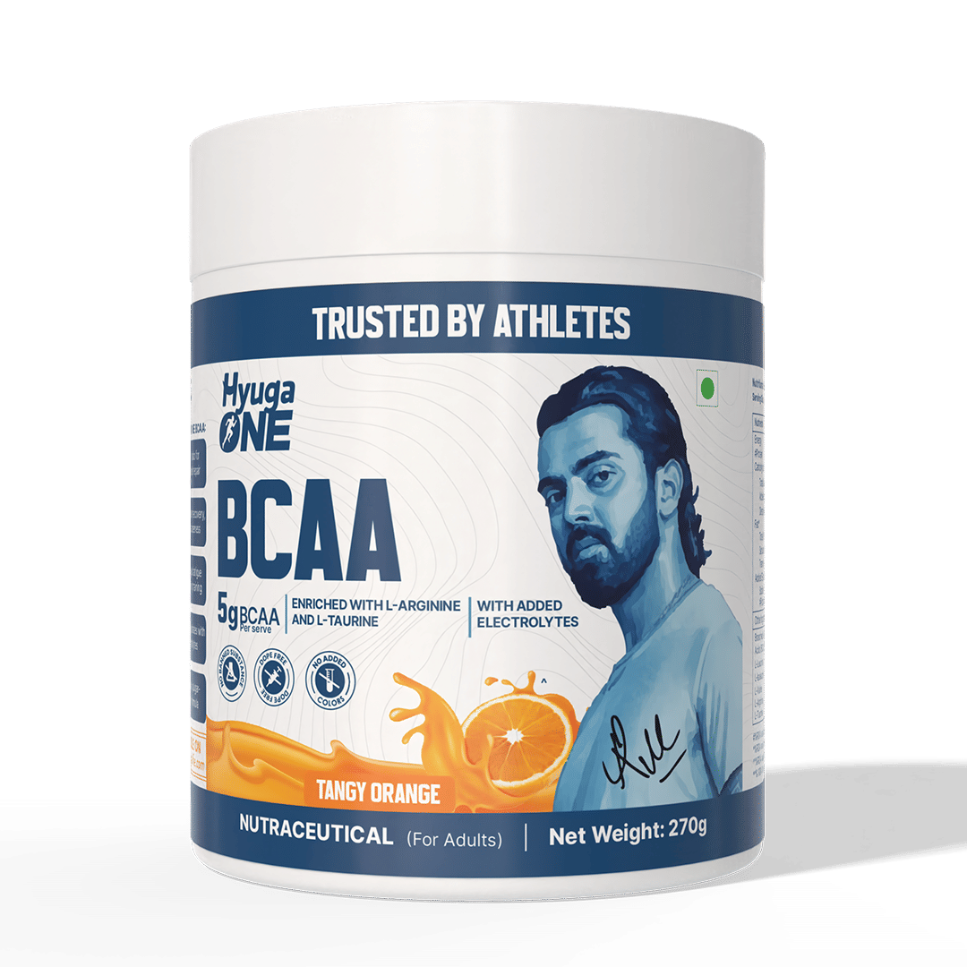Hyuga One BCAA Powder ,Tangy Orange,270g, 30 Servings