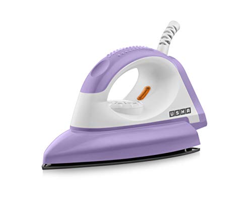 USHA Armor AR1100WB 1100 W Dry Iron with Black Weilburger Soleplate