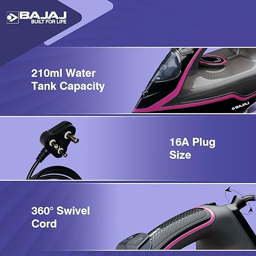 Bajaj ABS Mx-35N 2000W Steam Iron