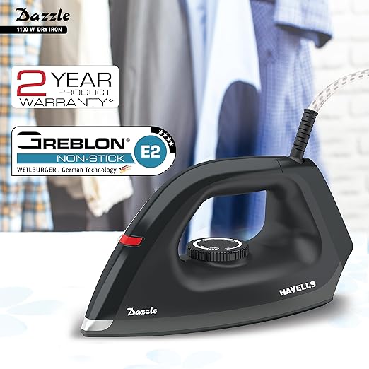 Havells Plastic Dazzle 1100W Dry Iron