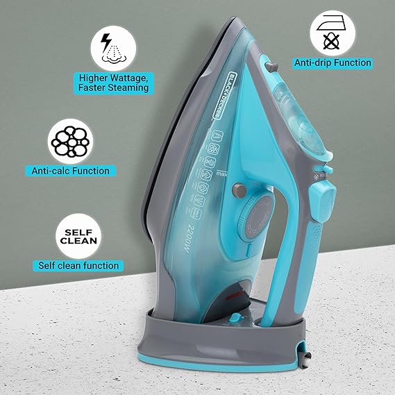 Black Decker Bxir 2201 2200W Steam Iron