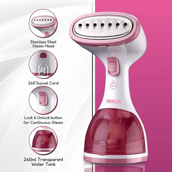 Inalsa 1200W Garment Steamer For Clothes