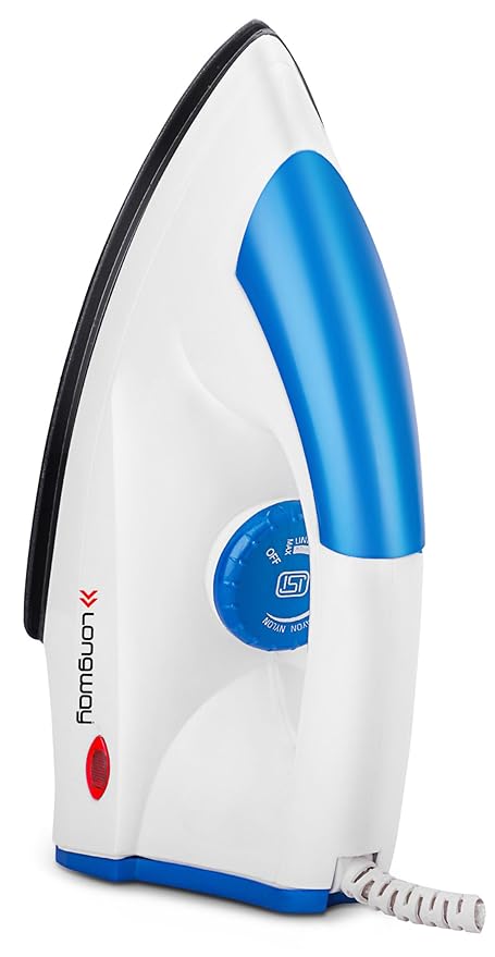 Longway 1100W Grace Light Weight Non-Stick Teflon Coated Dry Iron