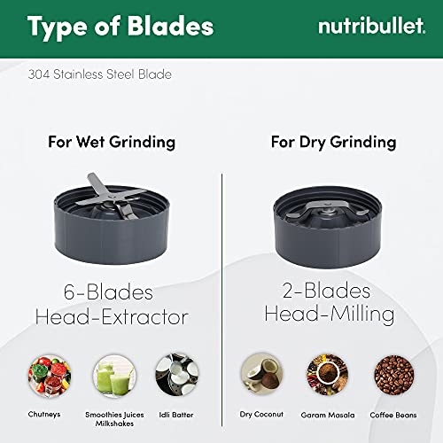 Nutribullet PRO High Speed Blender-Mixer-Smoothie Maker - 900 Watts - 12 Pcs Set