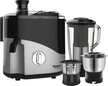Maharaja Whiteline Odacio Plus 550-Watt Juicer Mixer Grinder with 3 Jars