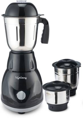 Lifelong LLMG23 Power Pro 500-Watt Mixer Grinder with 3 Jars, Black