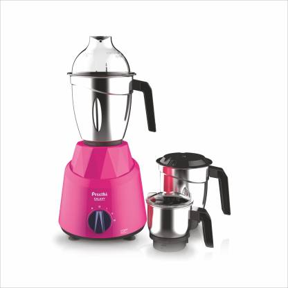 Preethi Galaxy MG225 3 Jars Mixer Grinder 750 watt, Pink