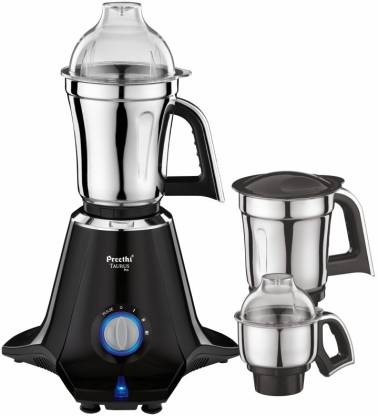 Preethi Taurus Pro MG-256 3 Jars Mixer Grinder 1000 watt, Black