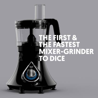 Preethi Zodiac Cosmo MG236 Mixer Grinder 750 watt, Black