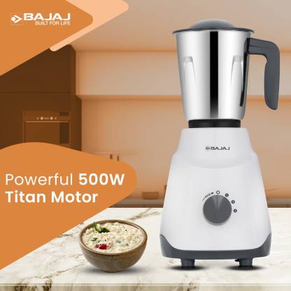 Bajaj Ninja Series Contempo 500W Mixer Grinder with 3 jars
