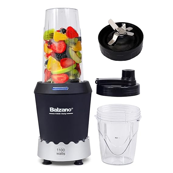 Balzano Nutri-PRO Bullet Mixer Grinder 1100W With 2 jars