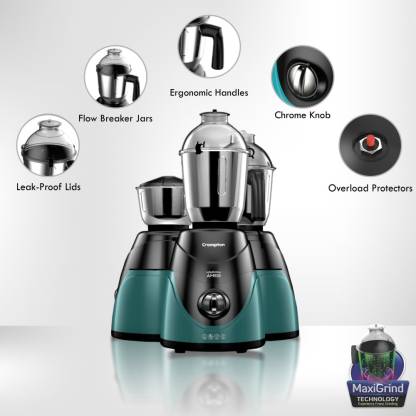 Crompton Ameo 750 Watt Mixer Grinder with 4 jars