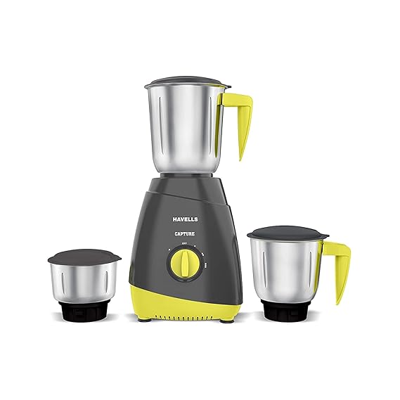 Havells Capture 500W Mixer Grinder with 3 jars