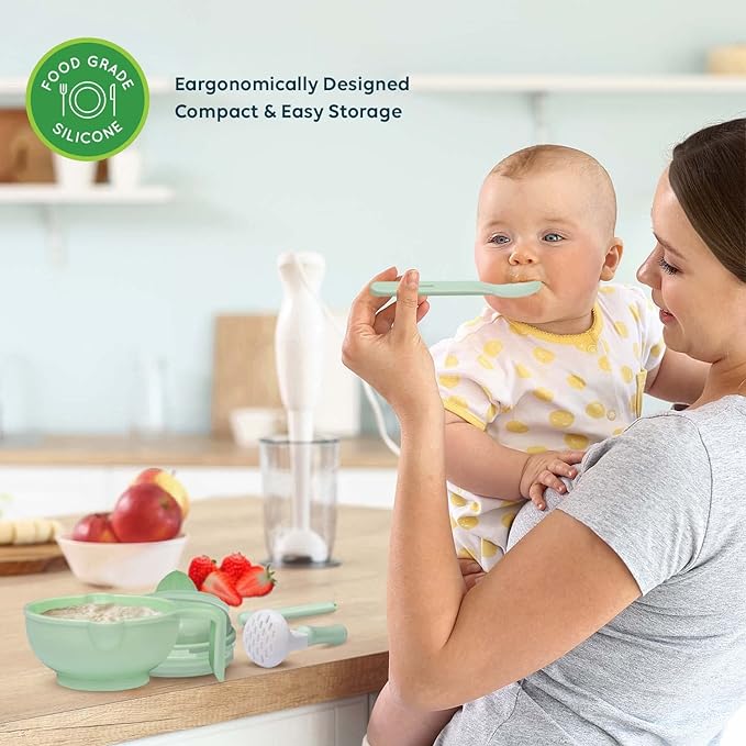 LuvLap 9 in 1 Baby Food Masher Mill Food Grinder Cum Processor