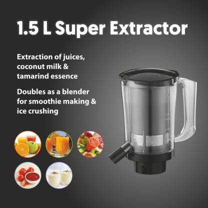 Preethi Zodiac Glitter MG 264 750 Watts Mixer Grinder With 5 Jars