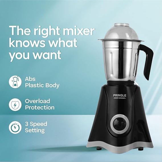 Pringle 500W Mixer Grinder With 2 Jar