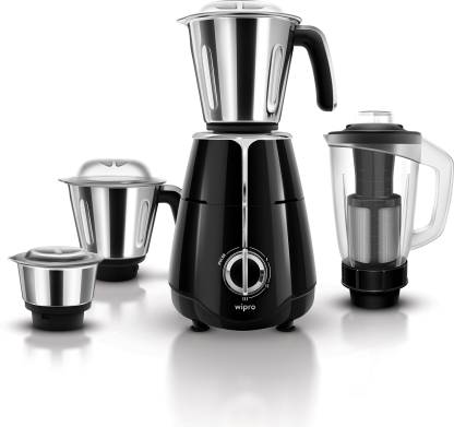 Wipro Elato 1000W Mixer Grinder With 4 Jars