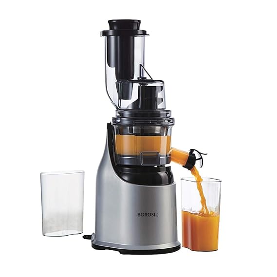 Borosil 200 W Easy Juice Cold Press Slow Juicer Portable Slow Juicer