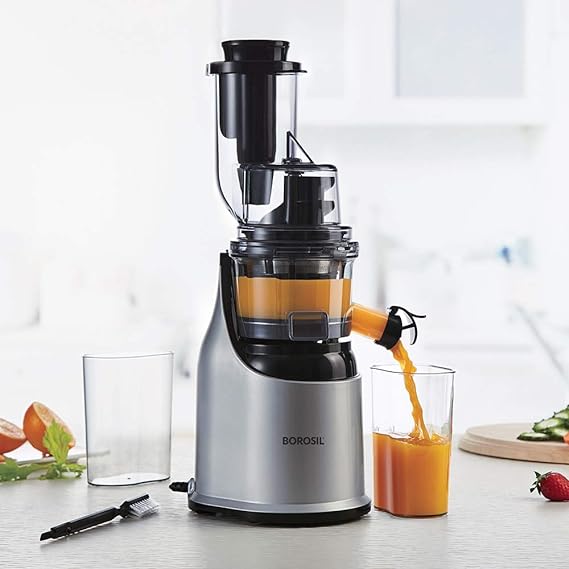Borosil 200 W Easy Juice Cold Press Slow Juicer Portable Slow Juicer
