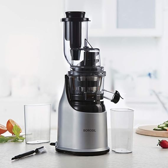 Borosil 200 W Easy Juice Cold Press Slow Juicer Portable Slow Juicer