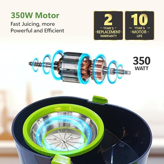 Rico 350 W Electric Juicer For All Fruits & Vegetables