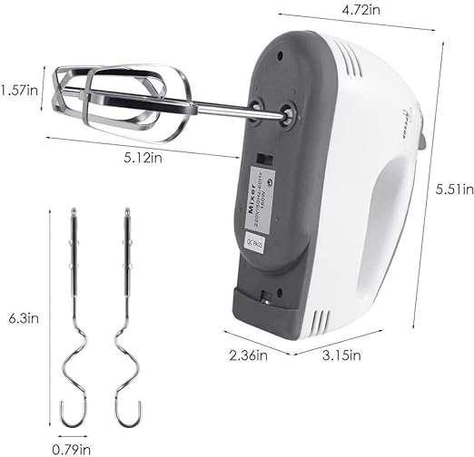 Easymart 260W Hand Blender Mixer Electric Egg Beater For Cake Making And Beater For Whipping Cream Beater