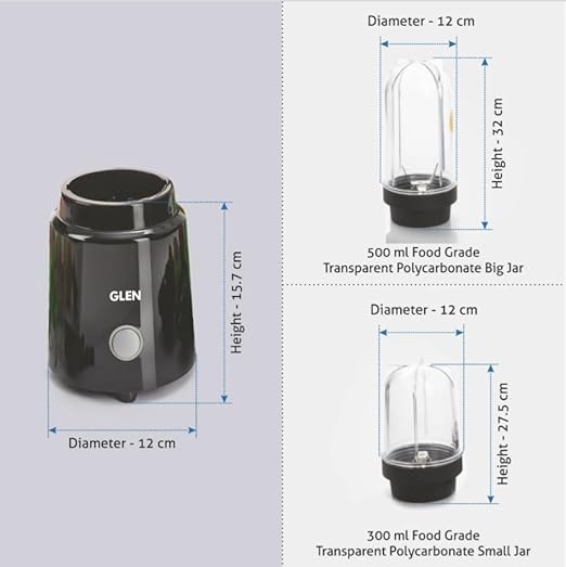 Glen Active 350W Electric Nutri Blender