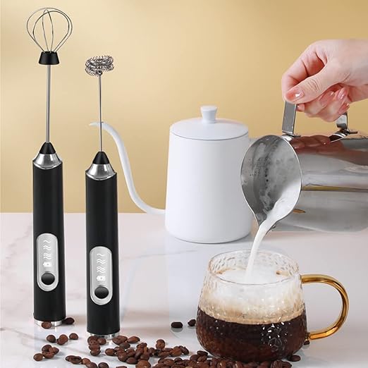 Primesky Milk Frother Hand Blender Coffee Frother Blender