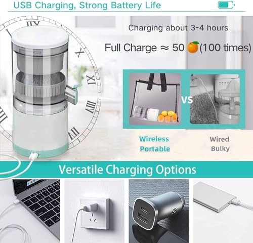Exxelo Rechargeable Citrus Juicer