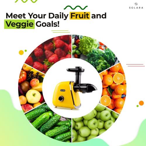 Solara 150W Slow Juicer Cold Press Juicer