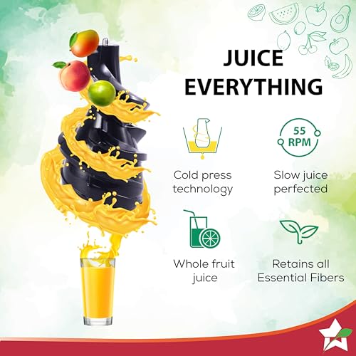 Wonderchef 240W Regalia Full Fruit Cold Press Slow Juicer