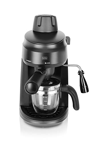 Black Decker  870W 4-Cup Espresso & Cappuccino Coffee Maker