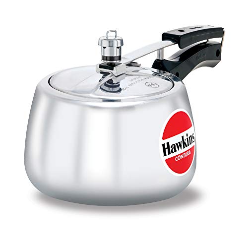 Hawkins Contura Pressure Cooker | 3 Litre | Silver -HC30