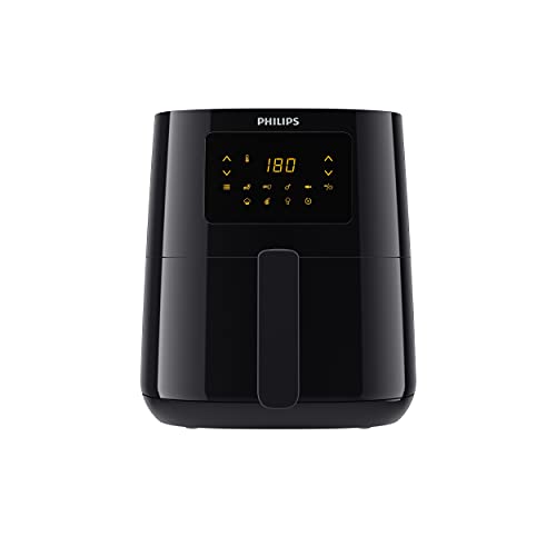 PHILIPS Digital Air Fryer HD9252-90 with Touch Panel, Black