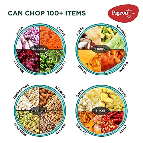Pigeon Handy Chopper XL 14077 for Chopping | Mincing and Whisking | Green