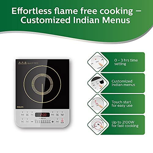 Philips Viva Collection Induction Cooktop - HD4928-01 - 2100 Watt