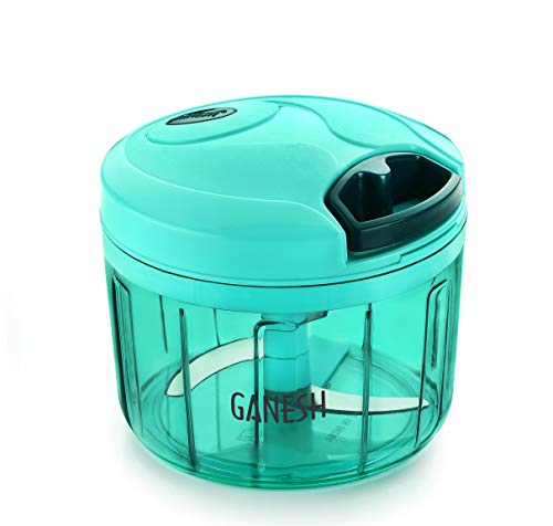 Ganesh Chopper Vegetable Cutter | Pool Green (725 ml)