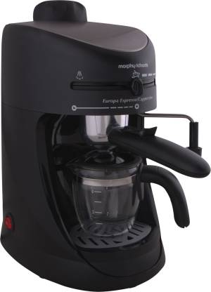 Morphy Richards New Europa 800-Watt Espresso and Cappuccino 4-Cup Coffee Maker