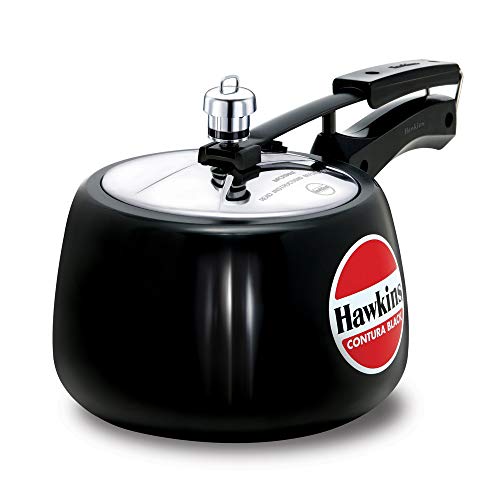 Hawkins Contura Hard Anodised Aluminium Pressure Cooker, 3ltrs