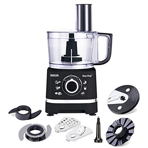 INALSA Food Processor Easy Prep - 7 Accessories - 800 Watt