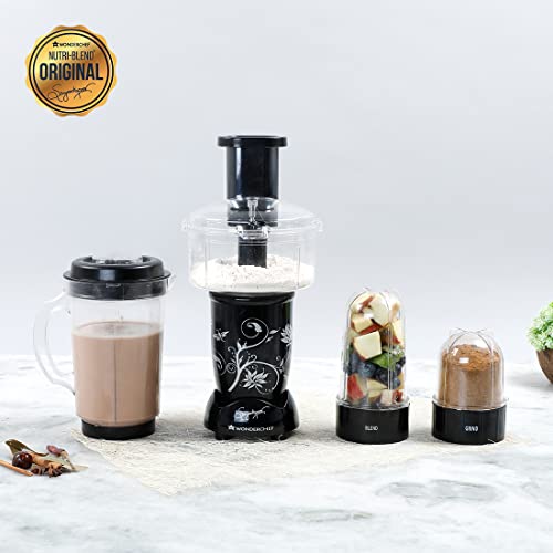 Wonderchef Nutri-Blend Compact Food Processor - Four Jars - 400 Watt