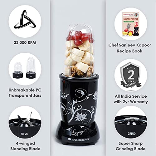 Wonderchef Nutri-Blend - Single Jar - 400 Watt