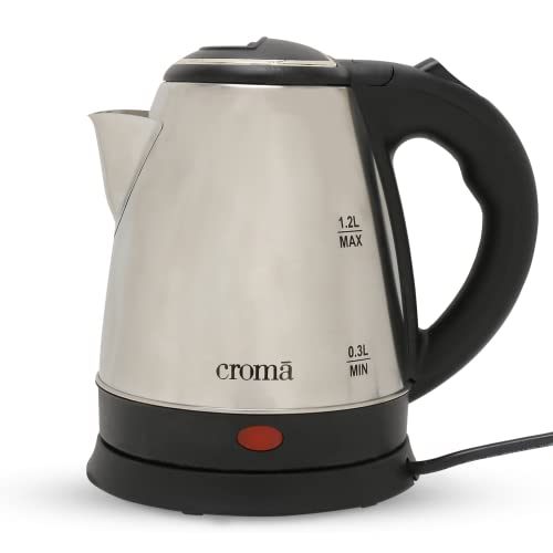 Croma 12 Litres 1500 Watts Detachable Base CRAK3057 Electric Kettle