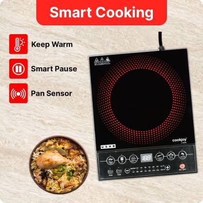 Usha Cookjoy (Cj1600Wpc) 1600 Watt Induction Cooktop