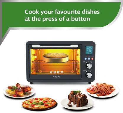 Philips HD6975-00 Digital Oven Toaster Grill OTG, 1500 Watt, 25 Ltr, Grey