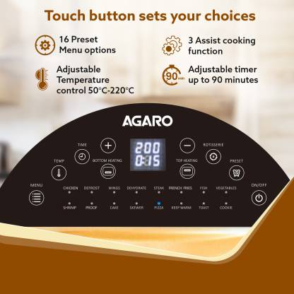 Agaro Elite 1700 watts Air Fryer