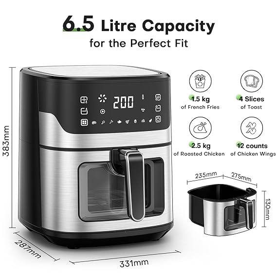 Comfyhome 1600 Watt Digital Air Fryer