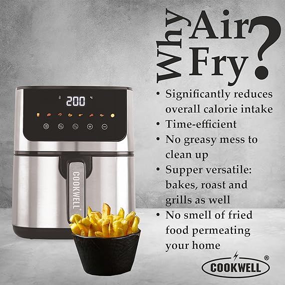 Cookwell 1400 Watt Air Fryer